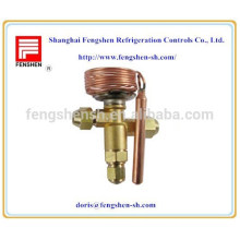 temperature controlled expansion valves for compressor